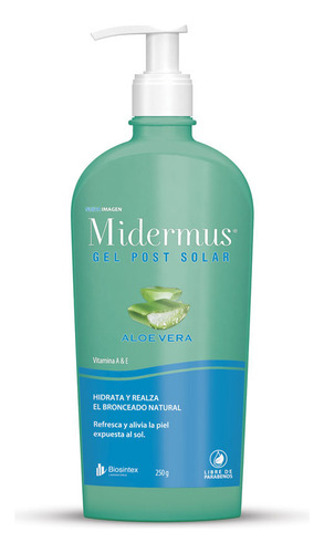 Midermus Post Solar Con Vitamina A Y E Gel 240g - Imagen 3