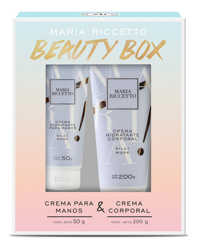 Maria Riccetto Beauty Box Silky Musk Crema Manos + Cuerpo - Imagen 2