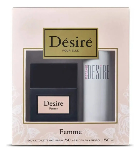 Perfume Desire Femme 50ml + Desodorante 150ml - Imagen 2