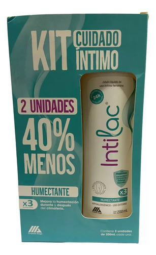 Kit Intalec Jabón Íntimo 200ml - Pack 2 Unidades
