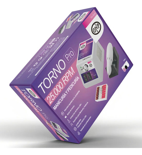 Torno Para Uñas Profesional Gnp 25.000rpm 220v - Imagen 4