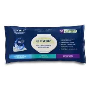 Toallitas Humedas Adulto Dr Selby 50 (20 X 22cm)