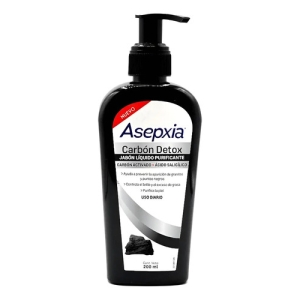 Asepxia Carbón Detox Jabón Liquido 200ml