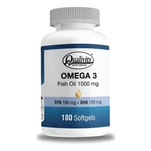 Omega 3 Fish Oil 1000 Mg 180 Qualivits