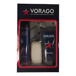 Desodorante Vorago 100ml + After Shave + Jabón Tocador