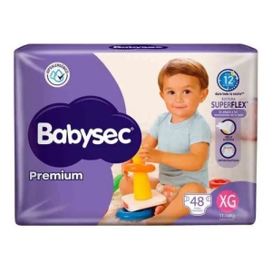 Babysec Premium 48 Unidades (xg) Extra Grande (xg) Sin Género