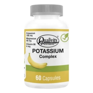Suplemento Potasio Cápsulas Qualivits 60 Unidades Sabor Natural