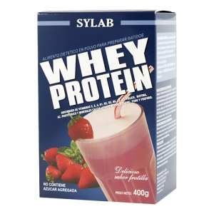 Whey Protein Frutilla 400g Sylab