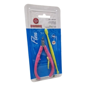 Kit De Manicura Mundial Flex Alicate De Cuticulas + Espatula