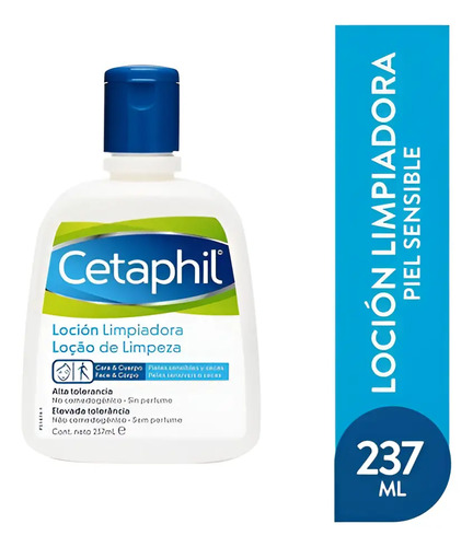 Cetaphil Locion Limpiadora Facial 237ml Piel Sensible