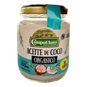 Aceite De Coco Orgánico 200ml Sin Sabor
