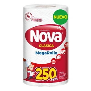 Rollo De Cocina Nova 250 Paños Familiar