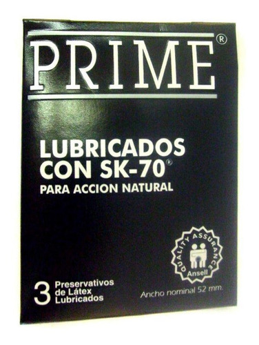 Preservativo Prime Caja X3 Tipo De Preservativo Corrugado - Imagen 3