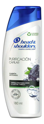 Shampoo Head & Shoulders Carbon Activado 180ml