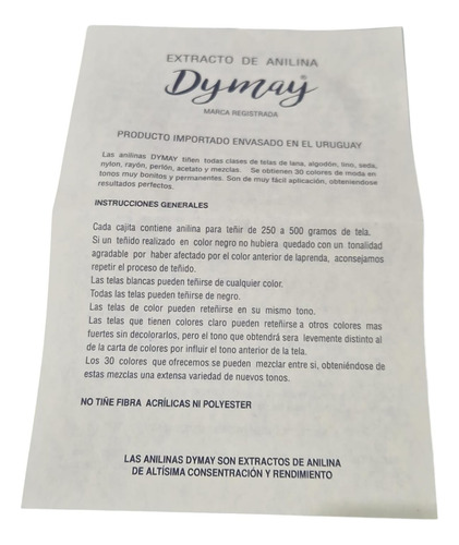 Extracto De Anilina Dymay Frío- Caliente Sangar - Imagen 14