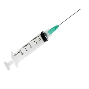 Jeringas Descartable Estéril 5cc C/aguja Caja X 50 Unida.