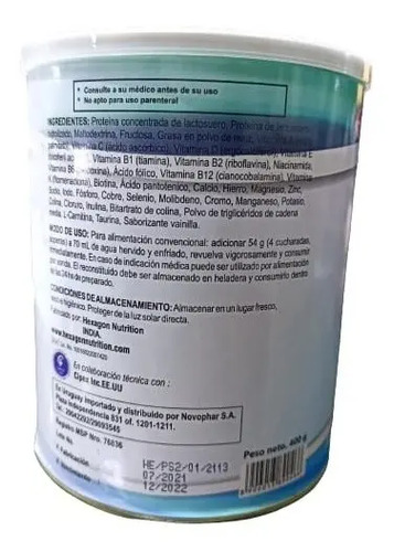 Pentasure 2.0 400gr Sabor Vainilla - Imagen 3