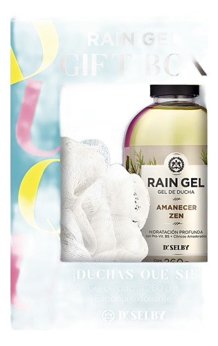 Gel De Ducha Rain Gel + Esponja Exf Sangar