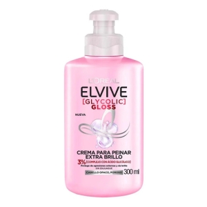 Crema Para Peinar Elvive Glycolic Gloss 300 Ml