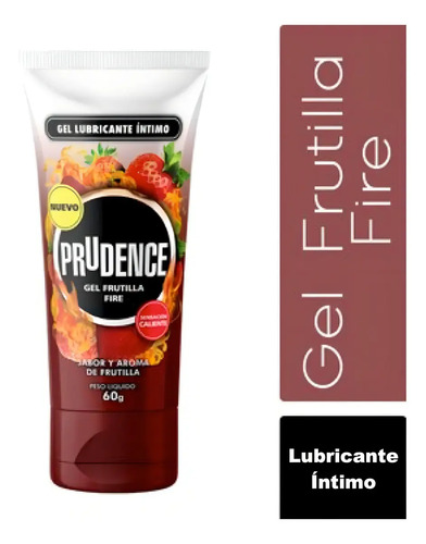Lubricante Y Gel Íntimo Prudence Lubricante Sabor Frutilla 100g - Imagen 2