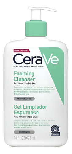 Cerave Gel Limpiador Espumoso De 473ml Sangar