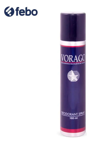Desodorante Vorago En Aerosol 180ml 300776688 Fragancia Etd - Imagen 2