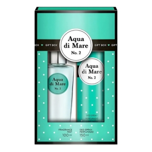 Set Aqua Di Mare Perfume Edt 100 Ml + Deo Spry 150 Ml No2