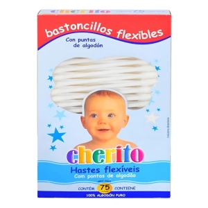 Cotonetes Cherito 75 Unidades Bastoncillos Hisopos