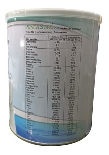 Pentasure 2.0 400gr Sabor Vainilla - Imagen 2