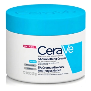 Crema Corporal Cerave Alisadora Con Ácido Salicílico Y Ceramidas 340g