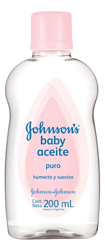 Aceite Johnson's Baby Puro 200 Ml