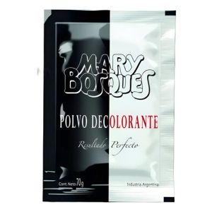 Polvo Decolorante Para Cabello Capilar Mary Bosques X 70g