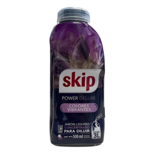 Jabon Liquido Concentrado Skip Power Deluxe 500ml Rinde 3l