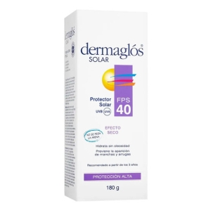 Dermaglos Solar Factor 40 180gr Efecto Seco