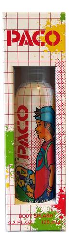 Body Splash Coqueterías Paco Hombre 125 Ml Geranio Sándalo Almizcle