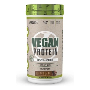 Vegan Protein 2 Lbs Landerfir Proteina Vegana Sabor Chocolate