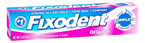 Fixodent 68gr Crema Adhesiva Para Prótesis
