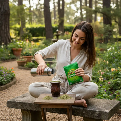 Yerba Mate Organica Campo Claro 500g Tradicional - Imagen 3