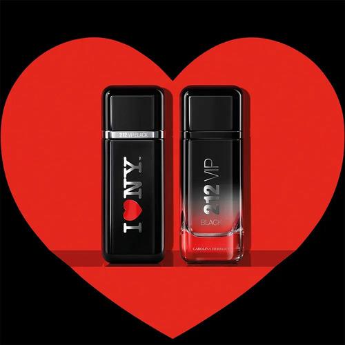 Perfume Carolina Herrera 212 Vip Men Black I Love Ny Edp 100ml Limited Edition Eau De Parfum Masculino Para Hombre - Imagen 4