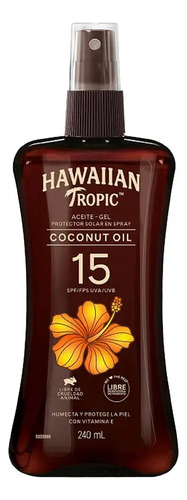 Aceite Protector Hawaiian Tropic Fps 15 240 Ml