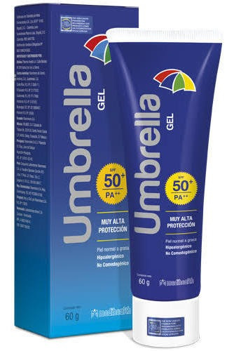 Medihealth Protector Solar Gel Umbrella Spf 50+ Piel Normal A Grasa 60g