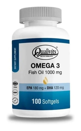 Qualivits Omega 3 1000mg X 100 Cápsulas