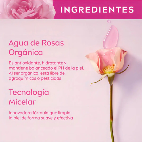 Gel Limpiador Micelar Nivea Rose Care 150 Ml - Imagen 5