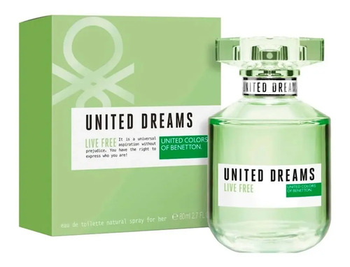 United Dreams Live Free Edt 80ml Para Mujer - Imagen 6