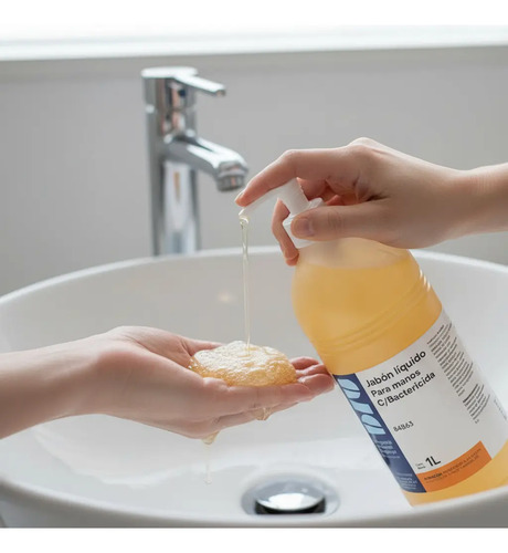Jabón Para Manos Antibacterial Con Clorexilenol 1lt Diu - Imagen 3