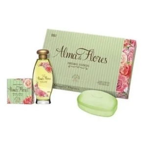 Set Alma De Flores Colonia + 2 Jabones + Jabonera