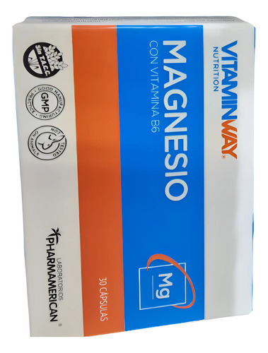 Citrato De Magnesio Con Vit B6 De 30 Cap
