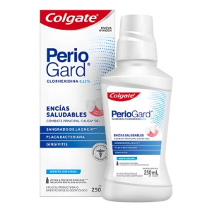 Enjuague Bucal Colgate PerioGard Menta Original Sin Alcohol 250ml Colgate Periogard Enjuague bucal PerioGard