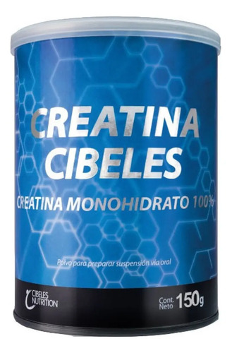 Creatina Cibeles Monohidratada 150g Sabor Sin Sabor