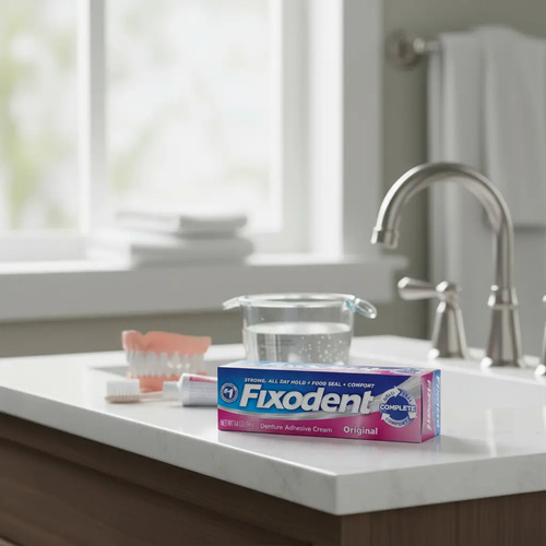Fixodent Original Adhesivo De Protesis 39 G - Imagen 2